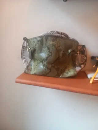 Borsa donna effetto pitone