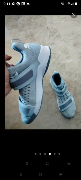 Zapatillas Puma Azul y Gris