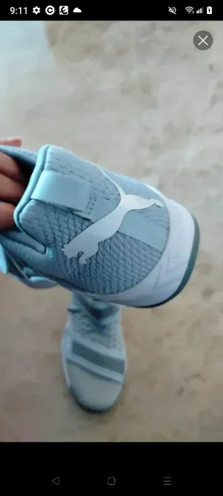 Zapatillas Puma Azul y Gris