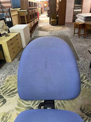 SILLA DE OFICINA AZUL