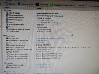 Ordenador Acer Aspire Pentium 4 3.6GHz 2GB RAM DDR