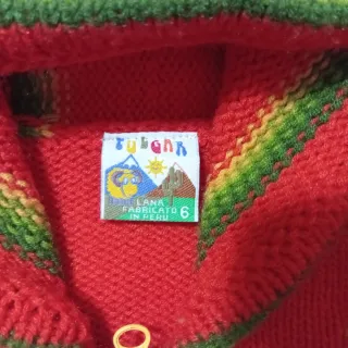 Maglione peruviano bambini con cappuccio