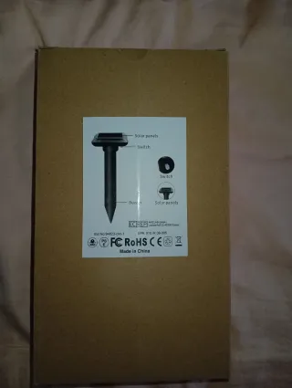 Repelente topo solar