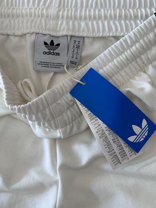 Pantalón Chándal Adidas Blanco y Verde