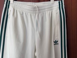 Pantalón Chándal Adidas Blanco y Verde