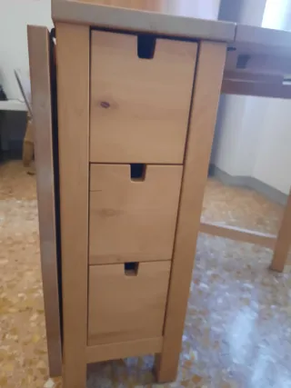 Tavolo allungabile IKEA legno betulla