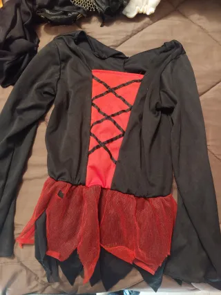 Disfraz Bruja Atosa 7-9 y vestido Tallas 4-5, 5-6,