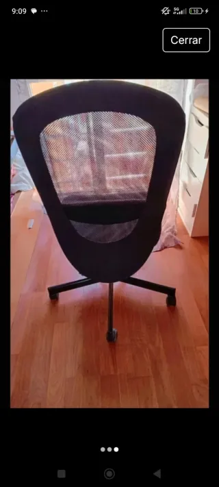 Silla de escritorio negra