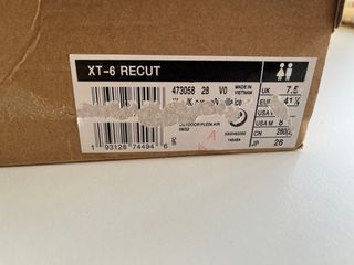 Zapatillas Salomon XT-6 Unisex. Talla 41 1/3