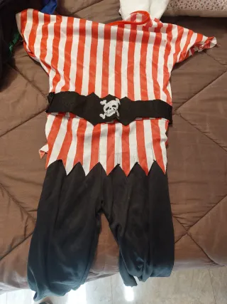 Disfraz Pirata Niño Talla 7-10 haloween
