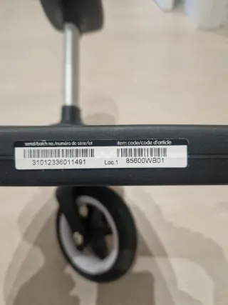 Patinete Bugaboo más adaptador