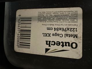 Jaula grande para perro plegable con asa