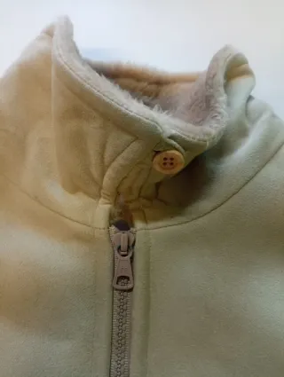 Cazadora mujer beige