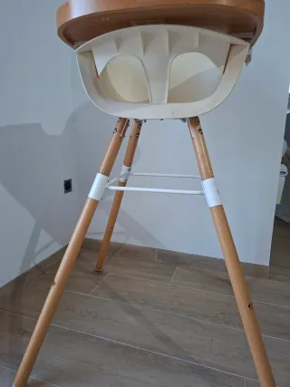 Trona alta madera evolutiva, 3 alturas,  CHILDHOME