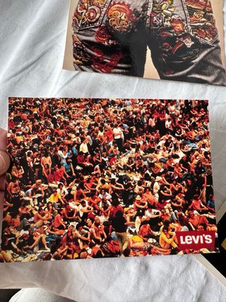 Cartoline storia dei jeans Levi's
