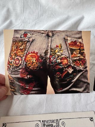 Cartoline storia dei jeans Levi's