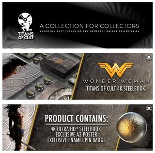 Wonder Woman Titans of Cult Blu-ray Steelbook