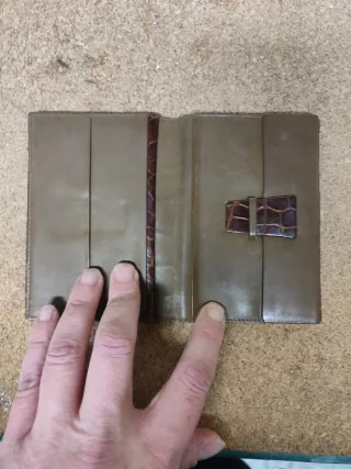 Cartera Billetera Piel FC Oro Nueva