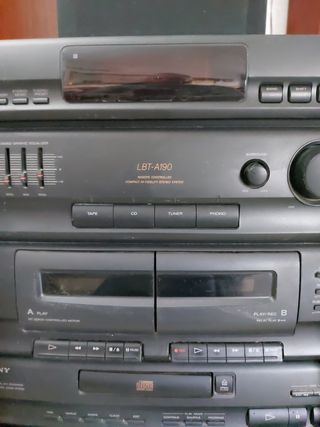 Equipo de música Sony