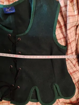 Traje Baturra Niña Verde y Multicolor