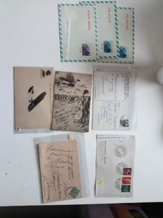 Lotto cartoline storiche aeronautiche