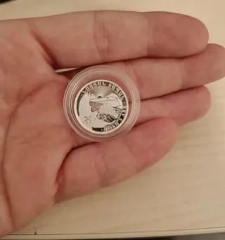 Moneda Plata Arca de Noé 2025 1/4 oz