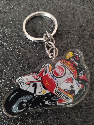 Llavero antiguo publicidad motocicleta