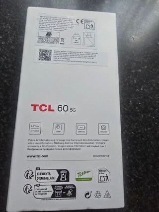 TCL 60 5G 256GB 16GB RAM Negro