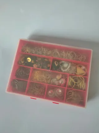 Caja Bisuteria Vintage Abalorios