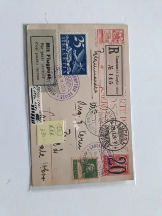 Cartolina Svizzera Lausanne 1924