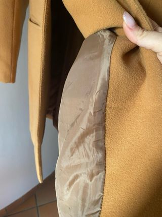 Cappotto classico senape