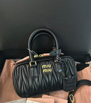 Miu Miu Arcadie Matelassé Nero Piccolo