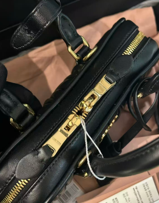 Miu Miu Arcadie Matelassé Nero Piccolo