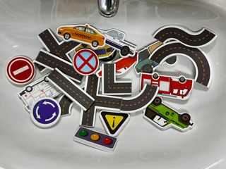 Juego de tráfico goma eva para baño