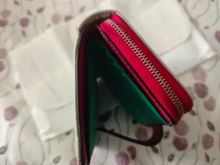 Cartera Tous verde y fucsia