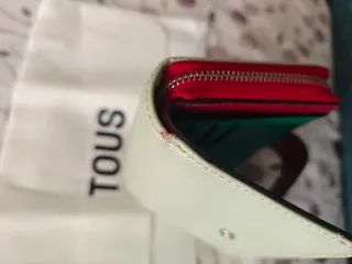 Cartera Tous verde y fucsia