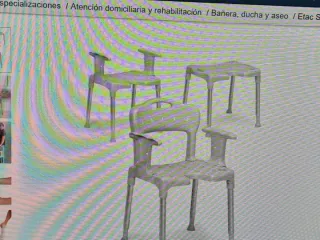 Silla de ducha ajustable