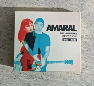 Box Set 6 CDs Amaral 1998-2008 Álbumes de Estudio.