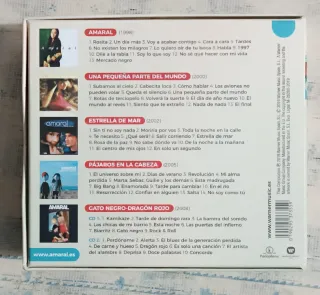 Box Set 6 CDs Amaral 1998-2008 Álbumes de Estudio.