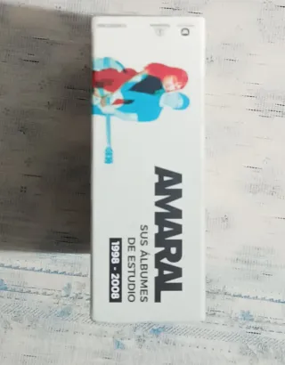 Box Set 6 CDs Amaral 1998-2008 Álbumes de Estudio.