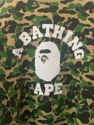 Sudadera A Bathing Ape Camuflaje Talla L