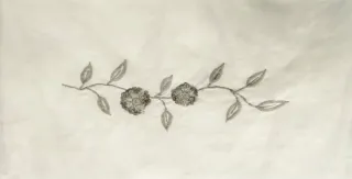 Tovaglia e 12 tovaglioli in lino antico