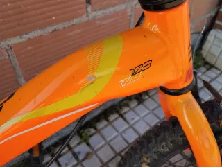 Bicicleta infantil naranja monty 103 16"