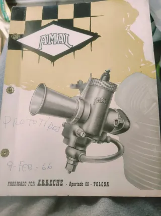 Catálogos Carburadores AMAL classicas