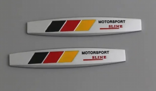 EMBLEMA LOGOS AUDI SLINE MOTORSPORT GERMANY
