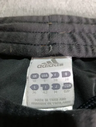 Pantalón Adidas Mujer Negro y Azul