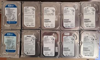 Lotto 10x Hard Disk 160 GB SATA 3,5 Usati