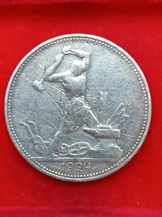 RUSSIA 2 Antiche Monete in Argento 50 Kopeks