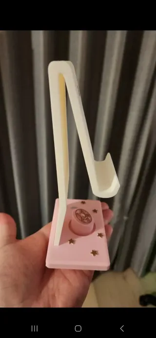 Supporto Cellulare Sailor Moon Rosa Bianco