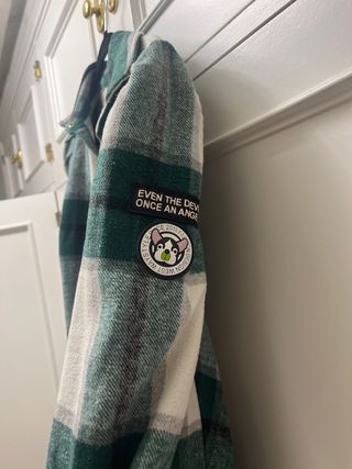 Camisa Fetiche Suances cuadros verde y blanco